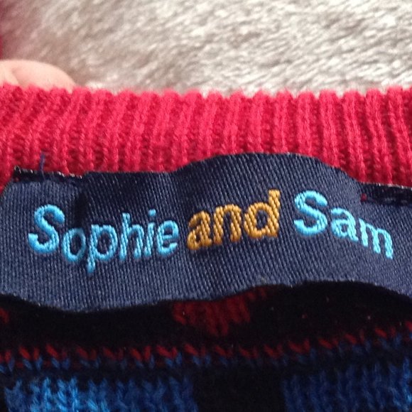 Christmas Sweater Onesie by Sophie & Sam - Picture 7 of 9